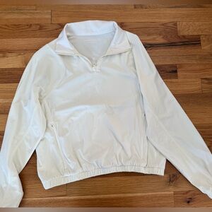 Outdoor Voices Cream Long-Sleeve Pullover